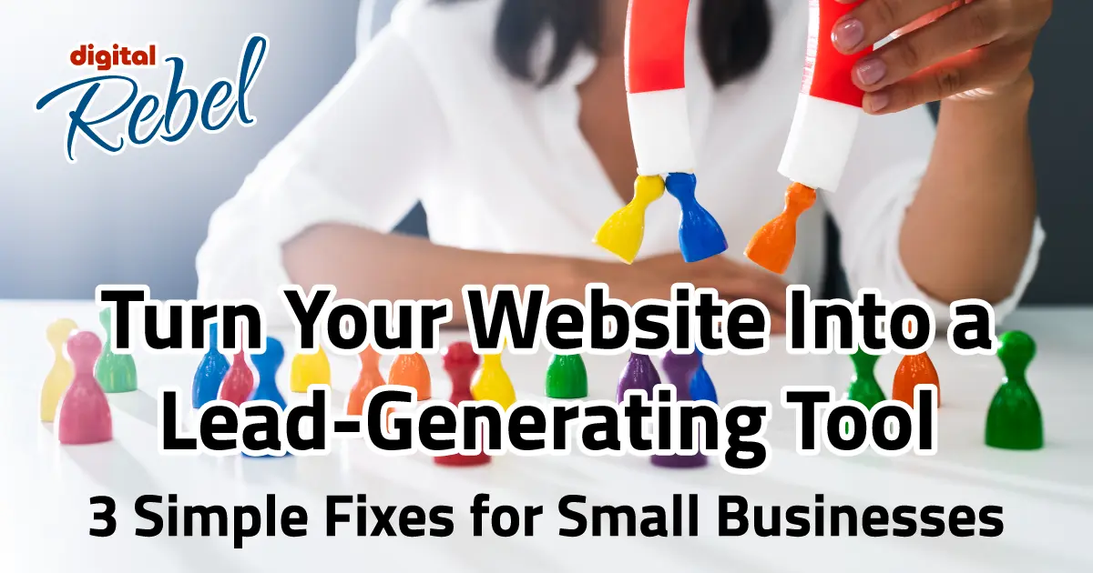 Website lead generation tool