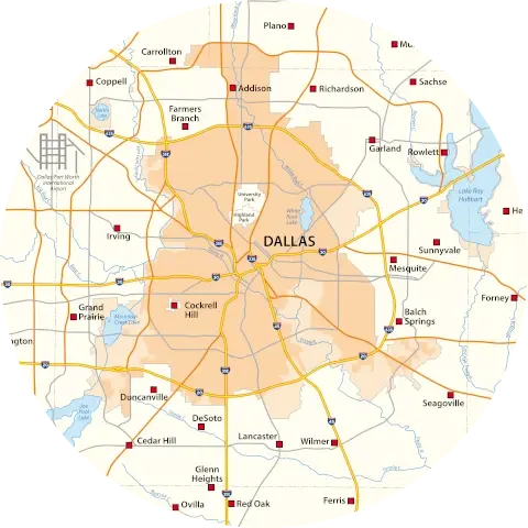 Dallas map